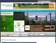 Tablet Screenshot of golfcolorado.com